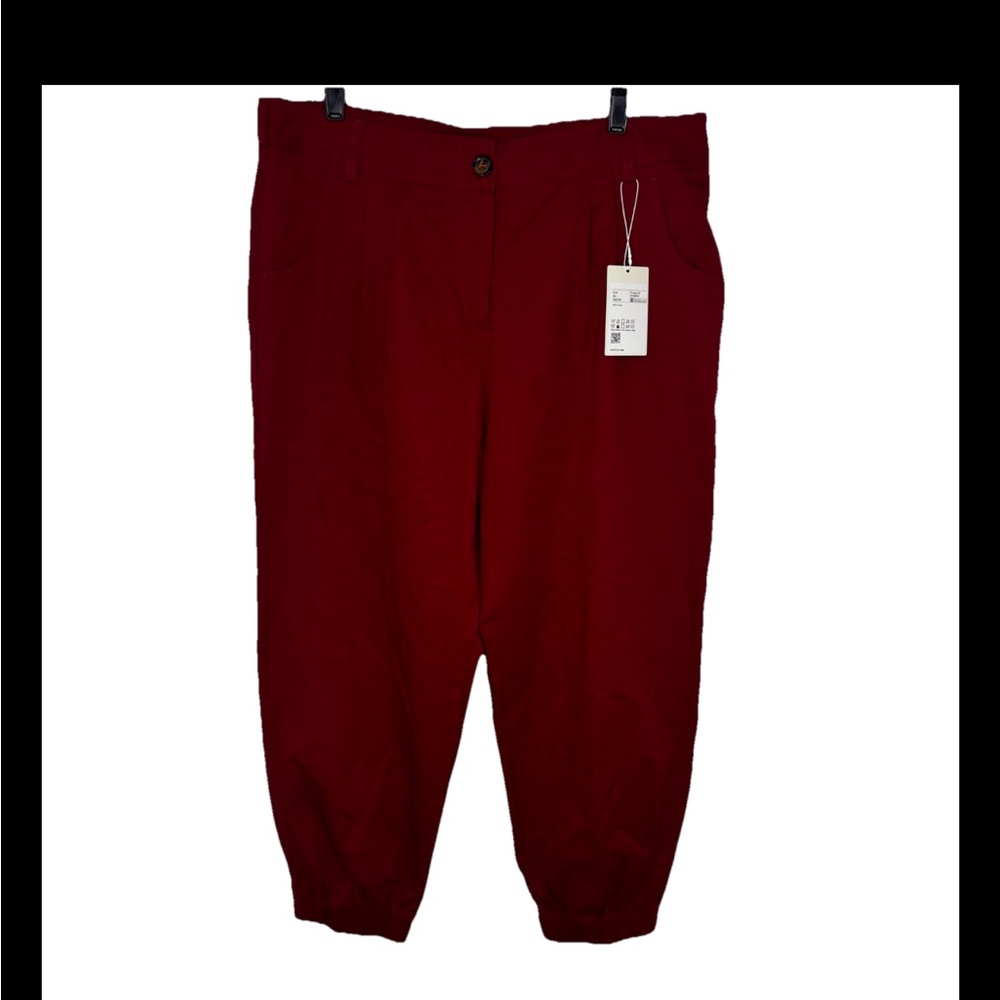 ‼️SALE‼️ Halara Red Cinched-Hem Pants